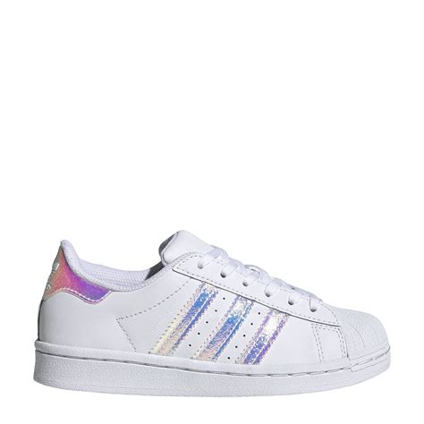 adidas superstar wit zilver footlocker|Adidas gold metallic superstar.